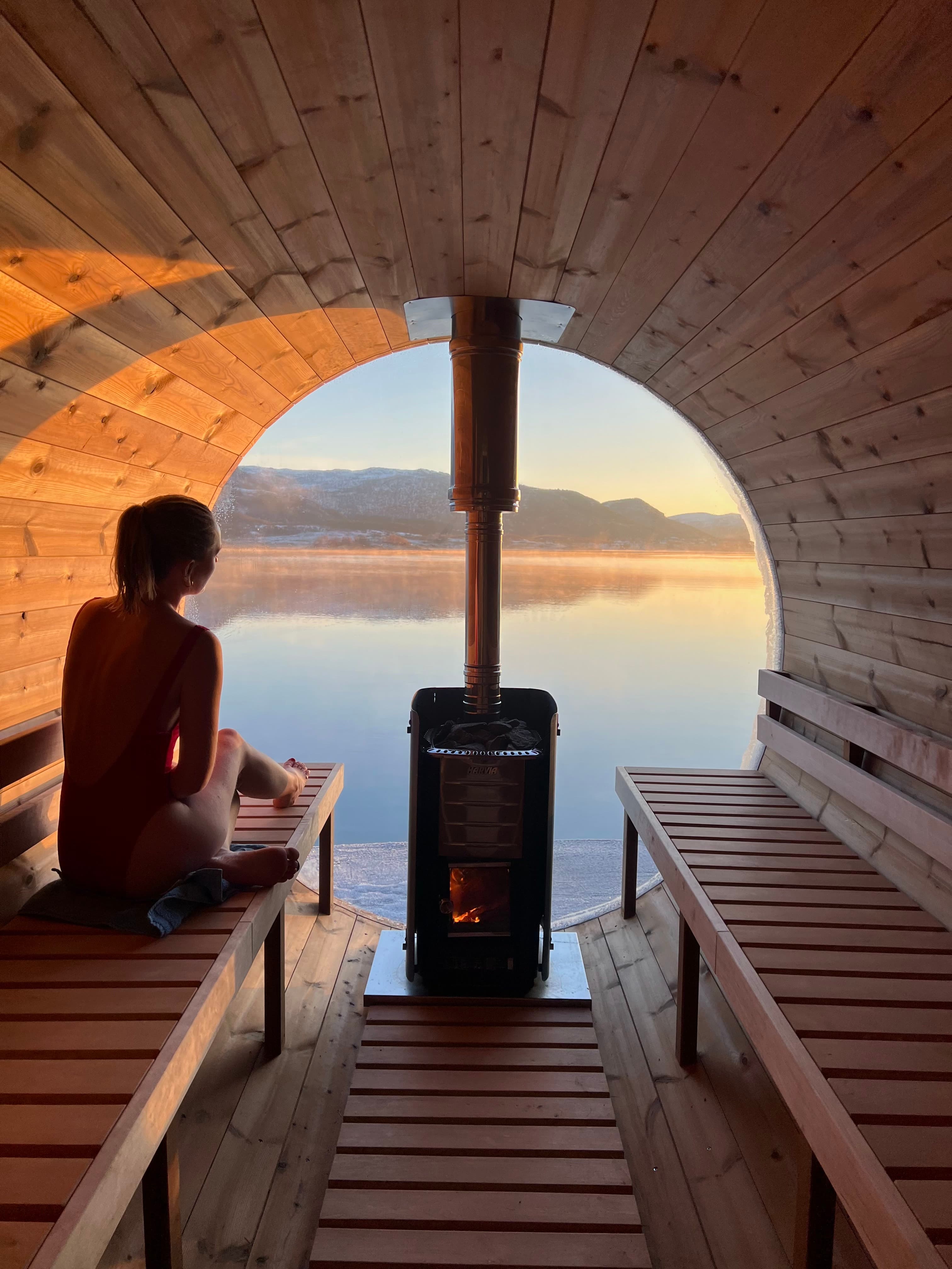 The waterfront sauna in Vesterålen